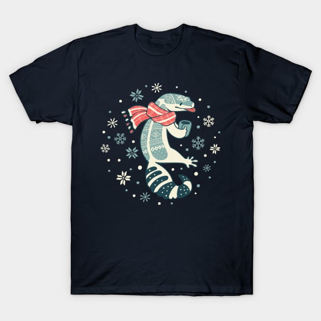 Drank-the-hot-coco-too-fast Gecko T-Shirt by Colordrilos